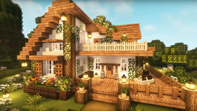 Aesthetic Cottagecore House made by Croissant Cat in Minecraft