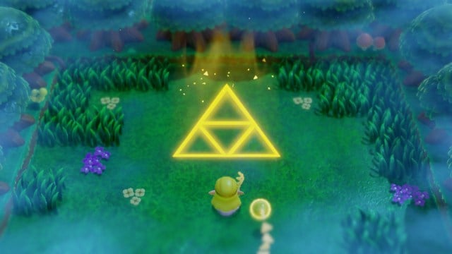 The Eternal Forest in Zelda: Echoes of Wisdom is shown by fog around the screen