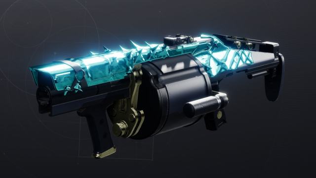 The Bitter/Sweet heavy grenade launcher with the Neopop Wave shader.