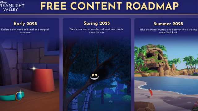 Disney Dreamlight Valley 2025 roadmap