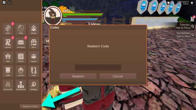 How to redeem codes in Dragon Blox. 