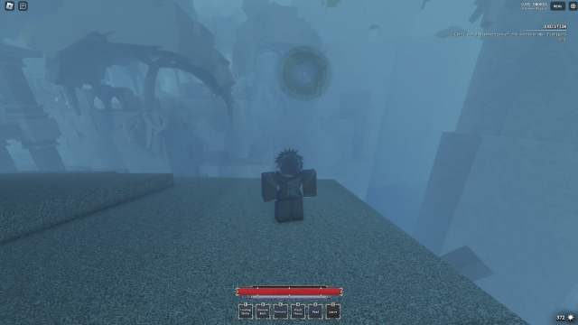 Player doing a Execution mission in Sorcery Roblox