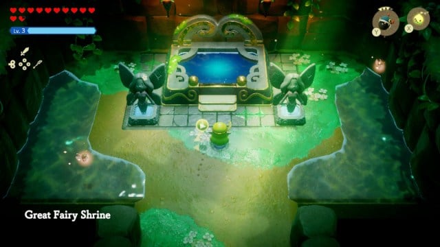 You're guaranteed to find Fairies at the Great Fairy Shrine in Zelda: Echoes of Wisdom