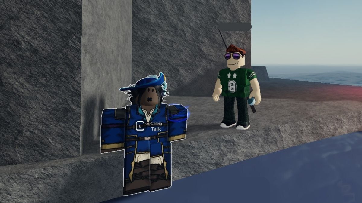 Caleia NPC location in Roblox Fisch