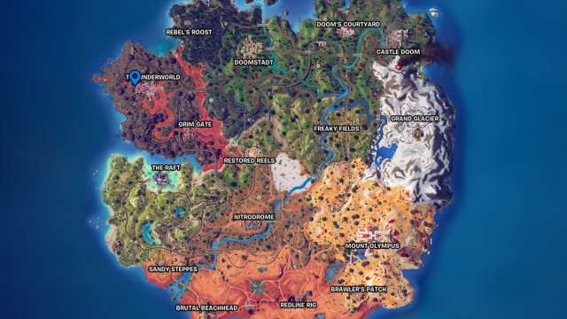 Fortnite Mephisto map location