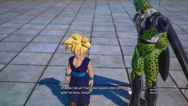 Gohan and Cell