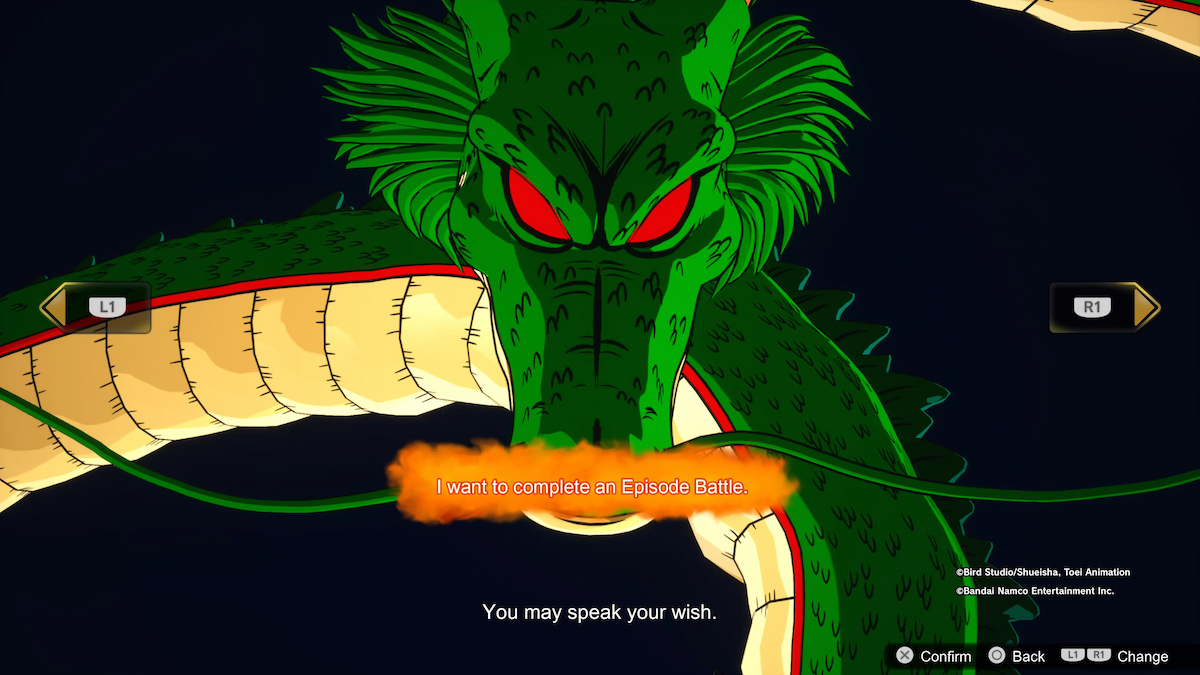 Shenron wish