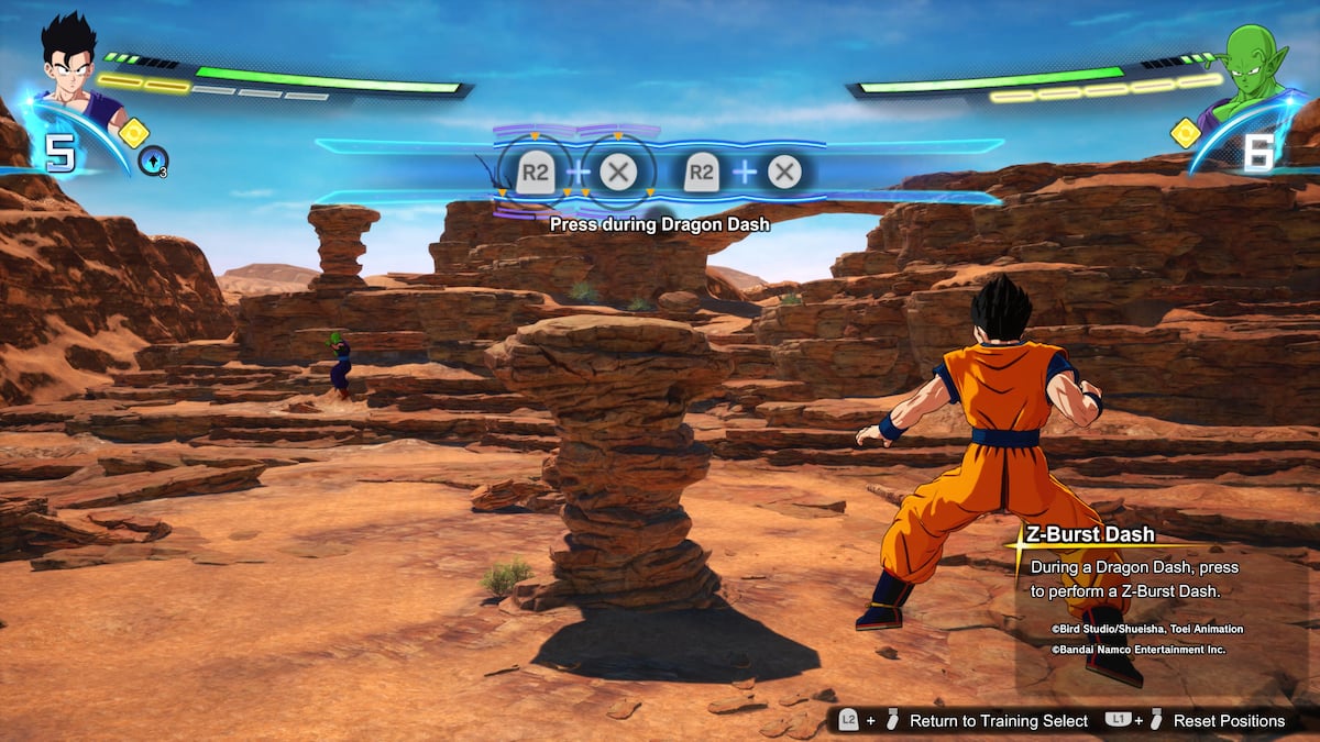 Dragon Ball Sparking Zero: Cómo hacer Z Burst Dash y contrarrestarlo