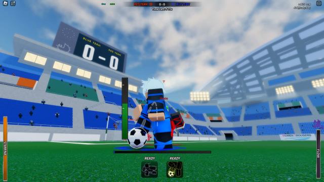 Player shooting in Vision Roblox experience