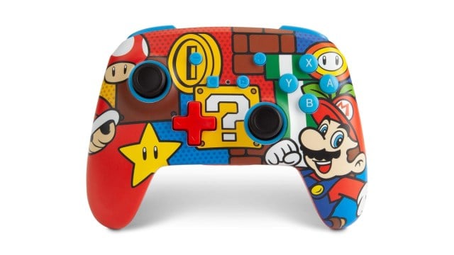 This Mario themed Nintendo Switch controller is official licensed 