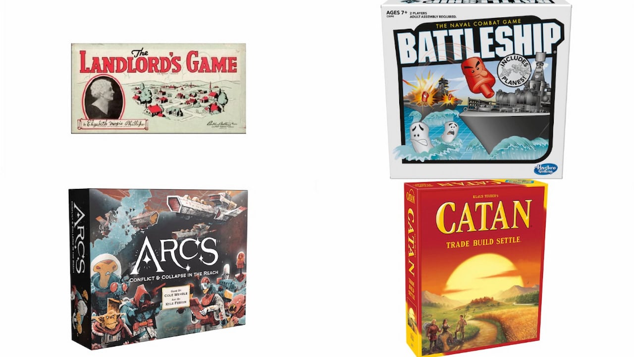 The most popular board games from each decade