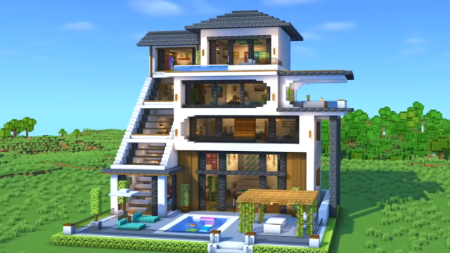 Multistory Modern House made by WiederDude in Minecraft