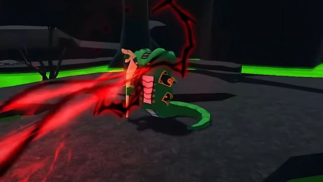 Snake race player in Ninjitsu Master of Elements Roblox experience