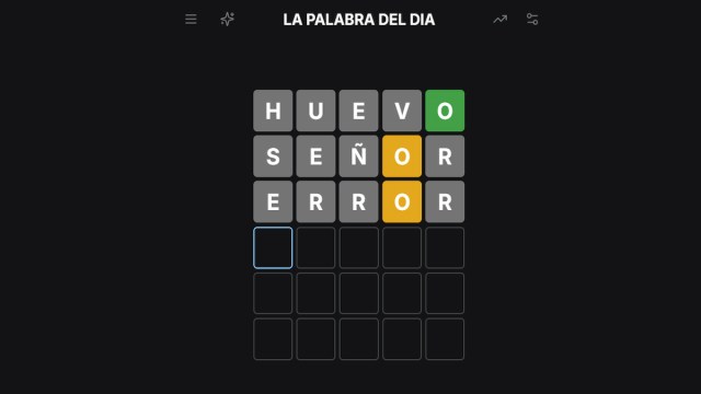 Spanish Wordle Gameplay Screenshot