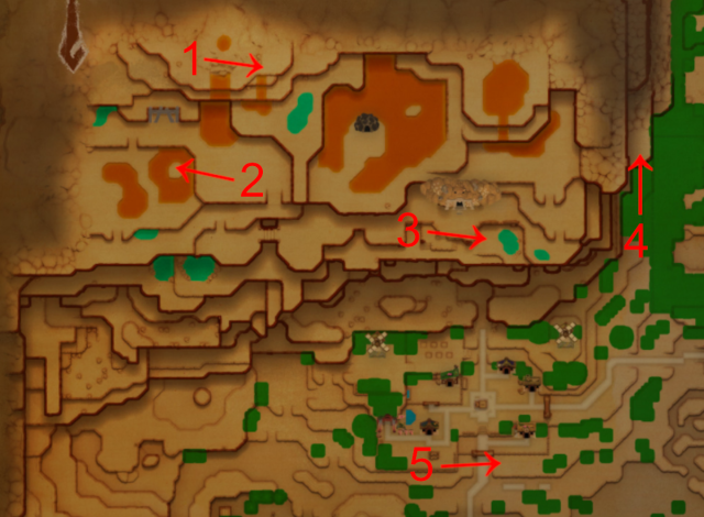 Stamp Stand locations in Eldin Volcano in Zelda: Echoes of Wisdom