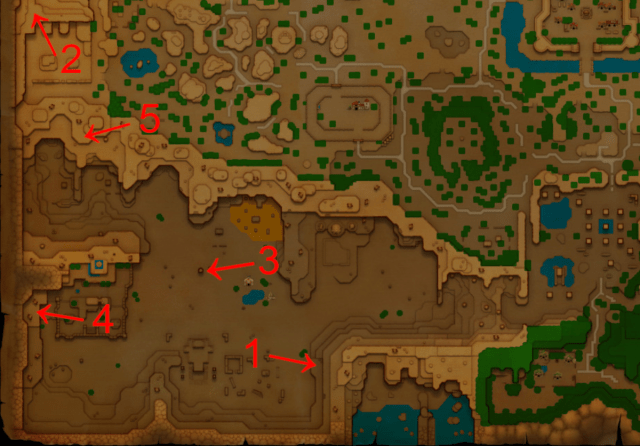 Stamp Stand locations in the Gerudo Desert in Zelda: Echoes of Wisdom