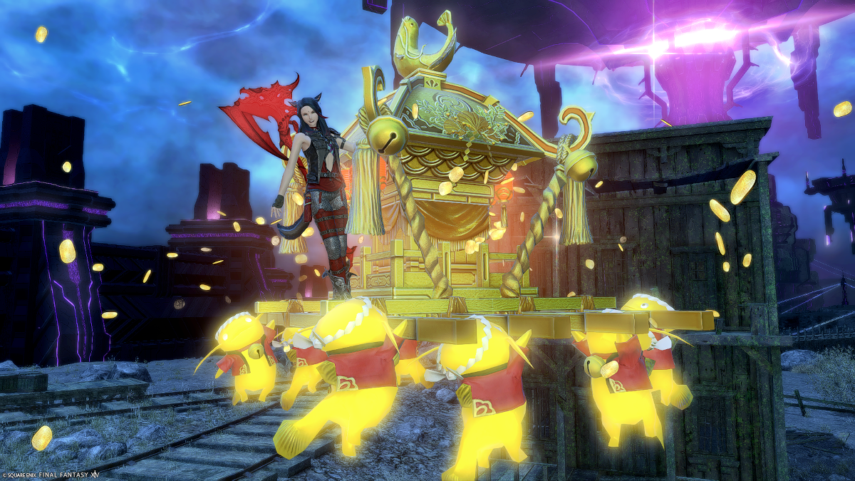 Gilded Mikoshi in Final Fantasy XIV