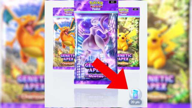 How to get to the Pack Points menu in Pokémon TCG Pocket