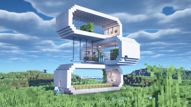 3-Story Modern Container House made by ManDooMiN in Minecraft