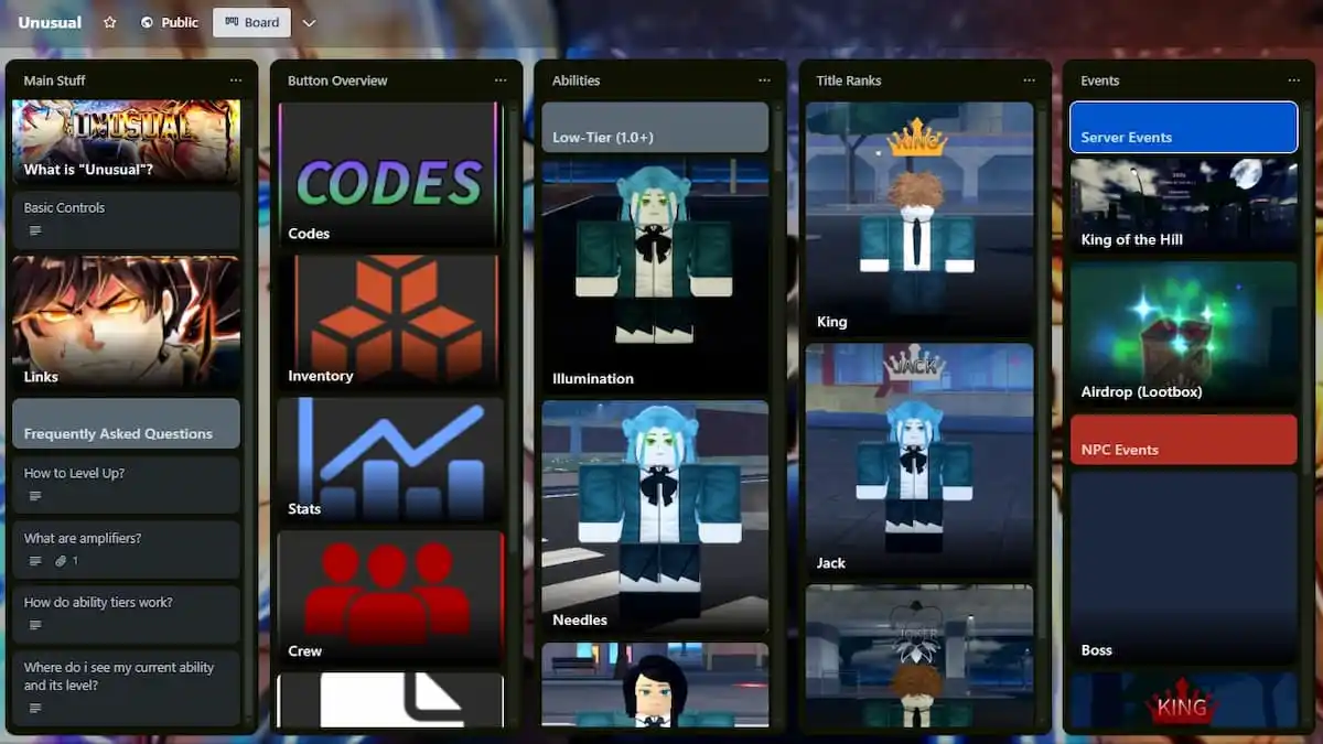 Enlace y Discord inusuales de Roblox Trello (octubre de 2024)