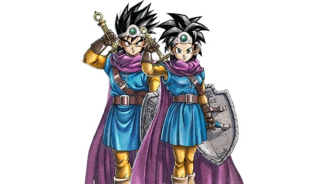 The Hero, as shown in Dragon Quest 3 2D-HD Remake.