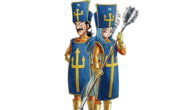 The Priest vocation in Dragon Quest 3 2D-HD Remake.