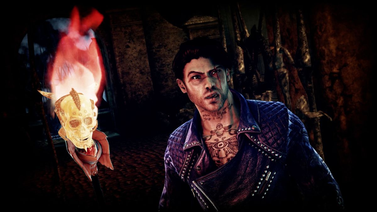 Garcia and Johnson in Shadows of the Damned Hella Remastered.