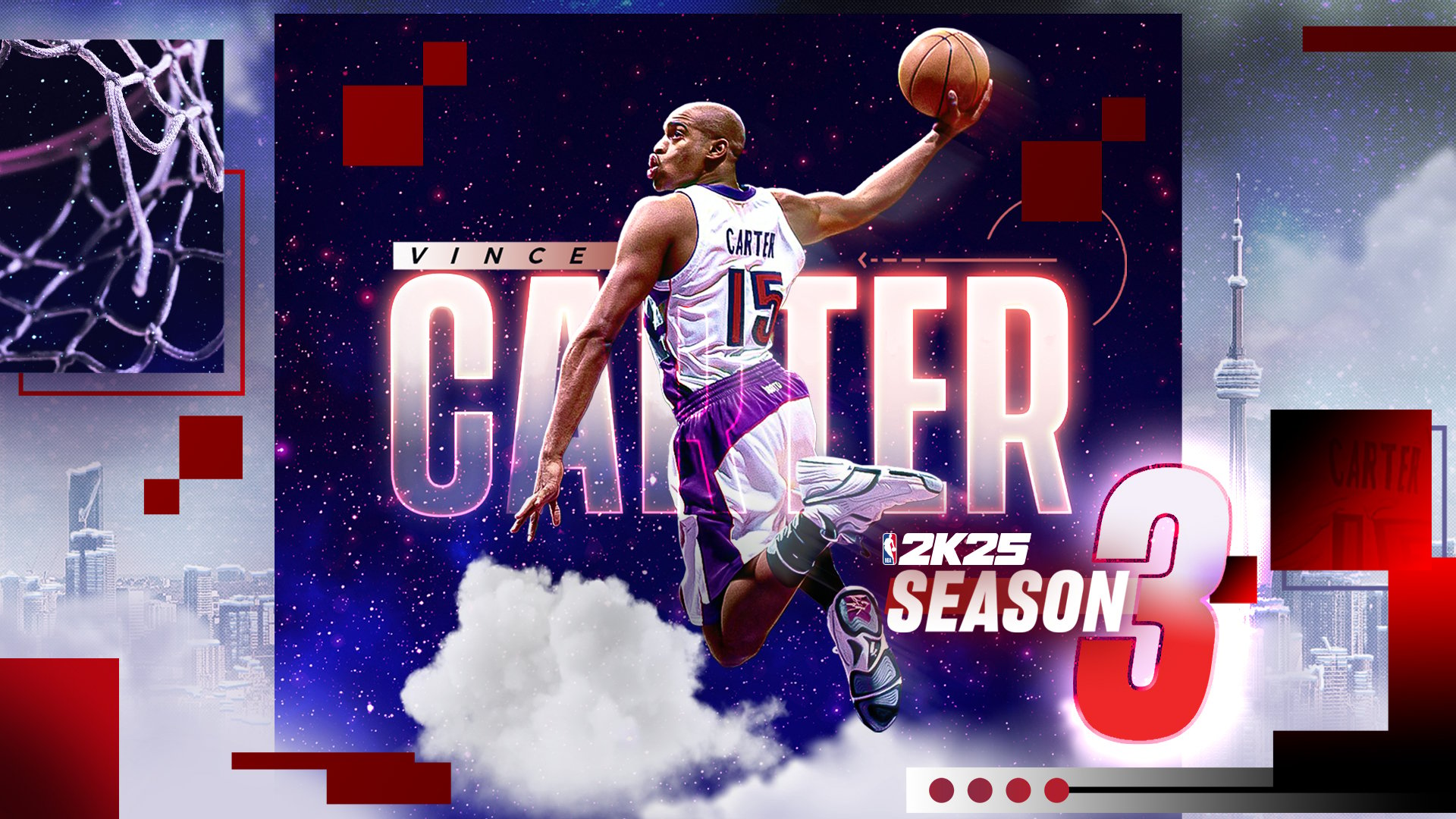 An image of NBA 2K25 Season 3 Pass rewards