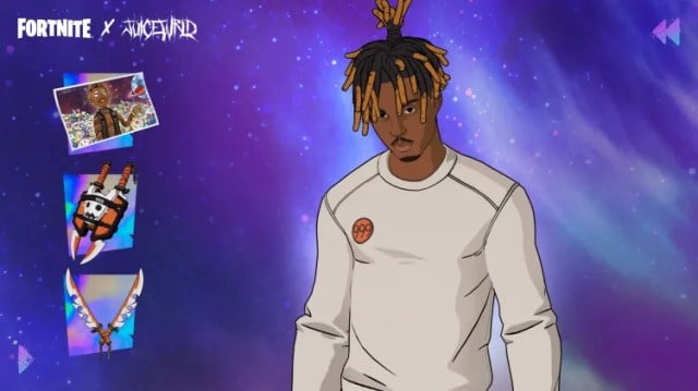 Juice WRLD's skin in Fortnite