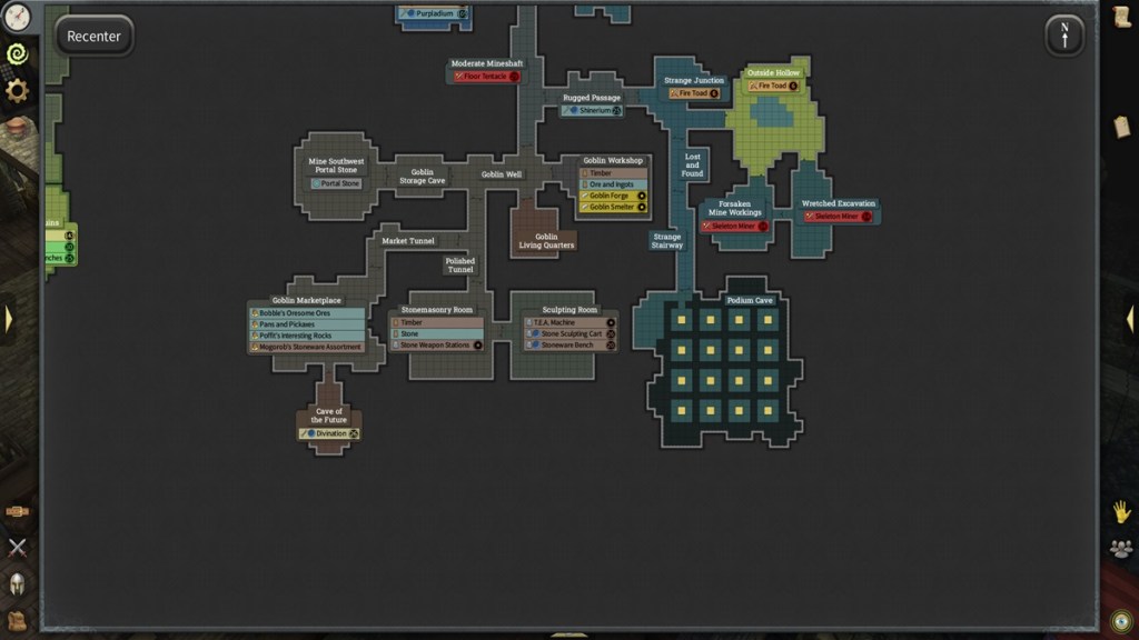 Complete Brighter Shores Mine of Mantuban Map