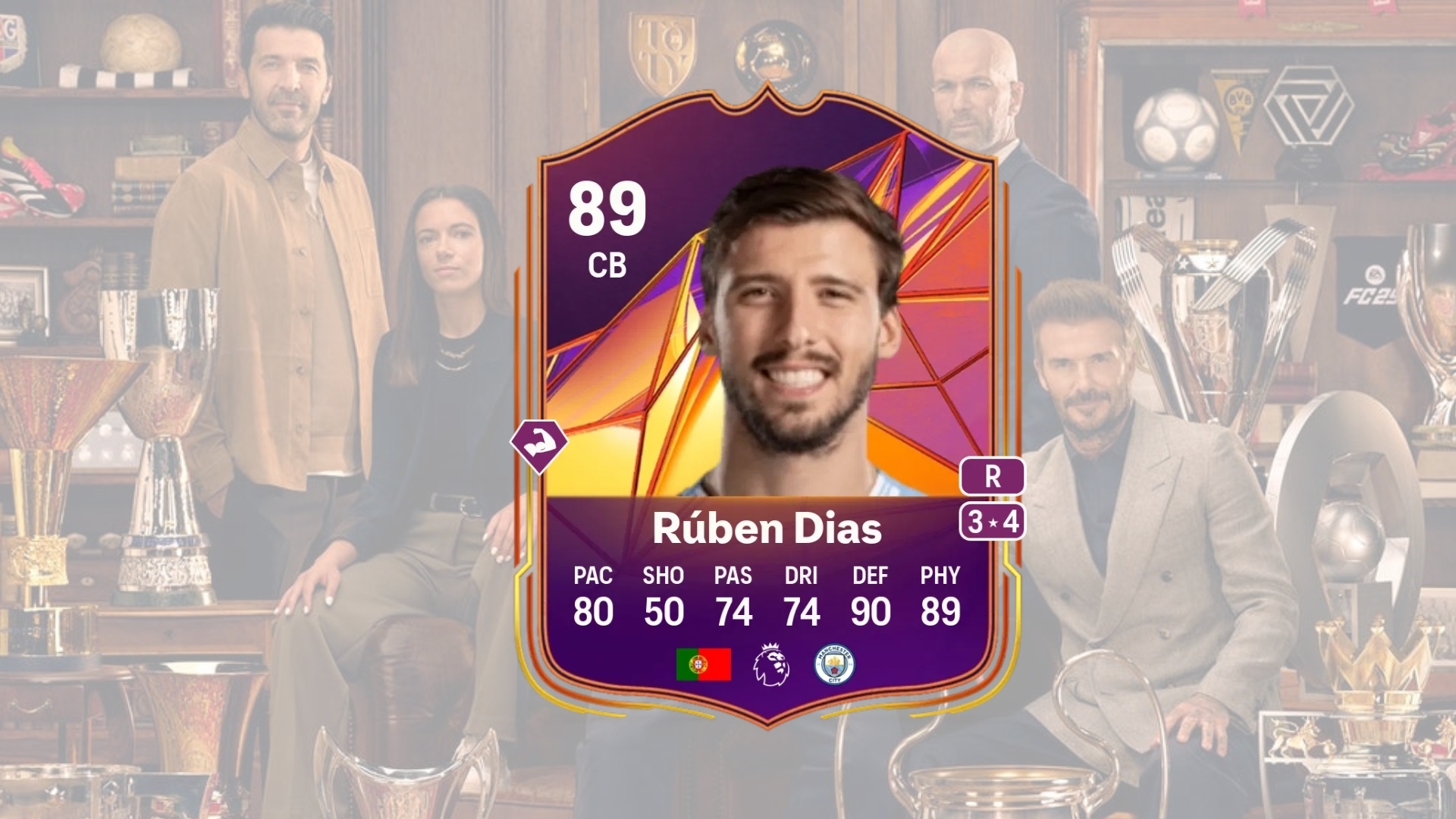 An image of Ruben Dias Track Stars SBC solutions