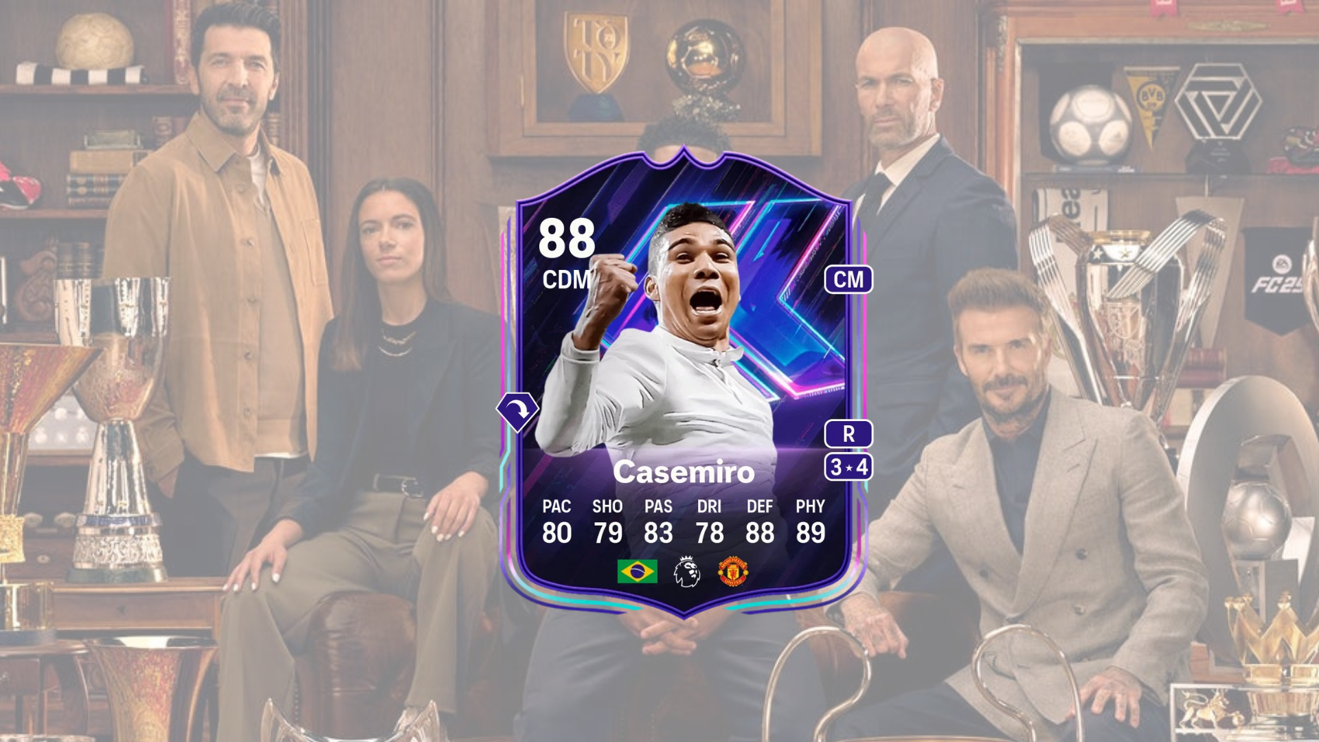 An image of Casemiro Flashback SBC solutions in EA FC 25