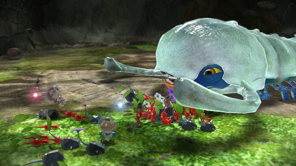 Pikmin 3 Armored Mawdad fight.