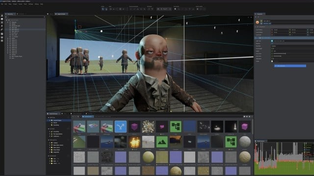 A screenshot of Facepunch Studios' new S&Box game/game creation engine.