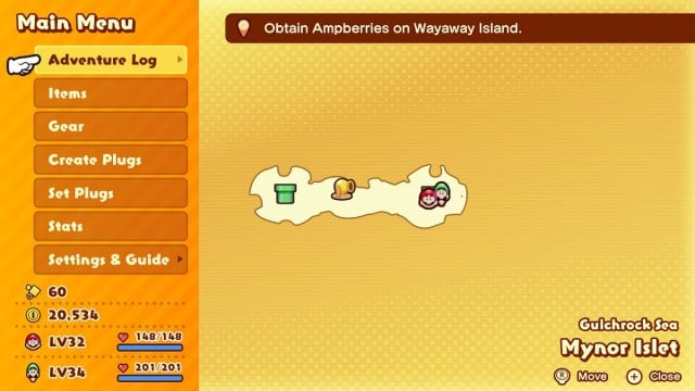 How to find Wayaway Island in Mario and Luigi: Brothership