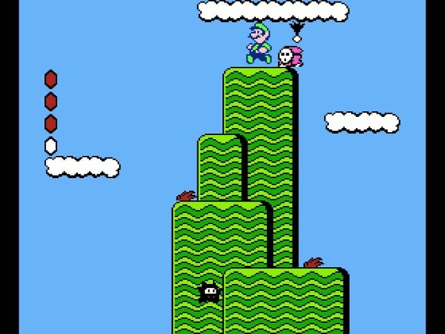 Super Mario Bros. 2 first level (I think)