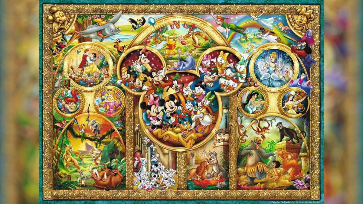 Disney Best Themes Stained Glass puzzle