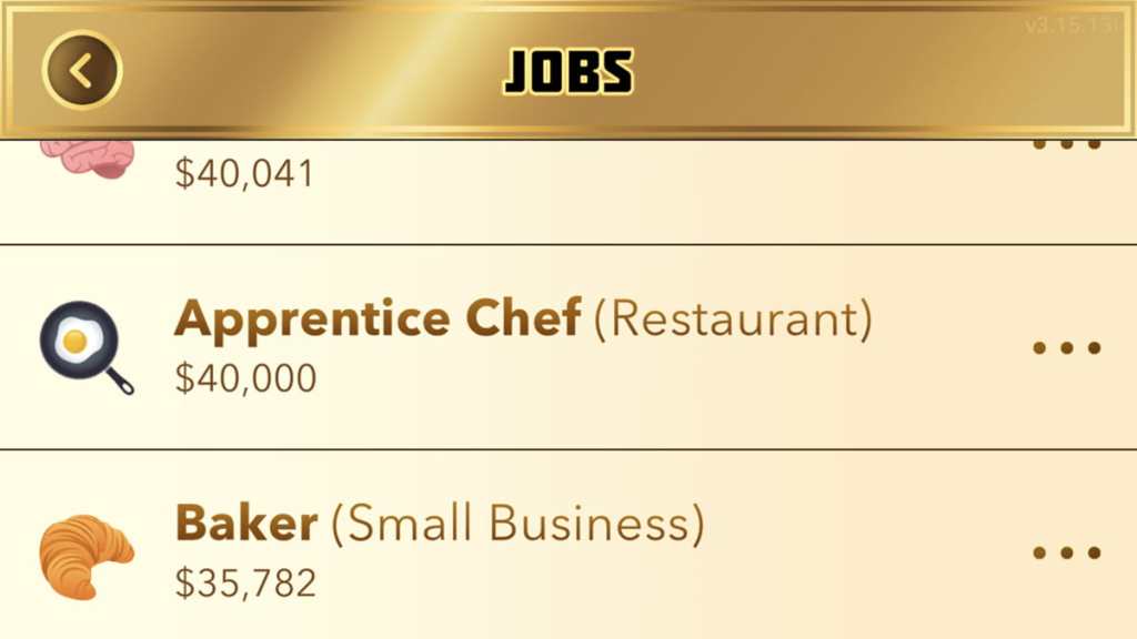 BitLife baker job