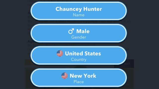 BitLife New York in character creator