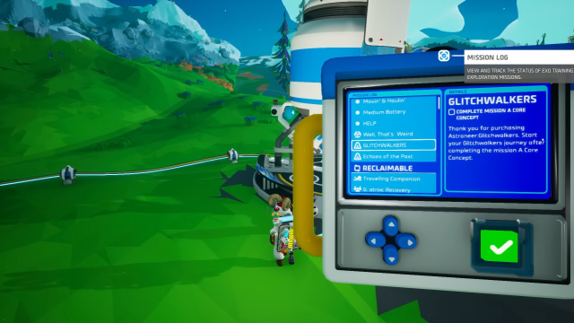 Cómo iniciar el DLC Astroneer Glitchwalkers