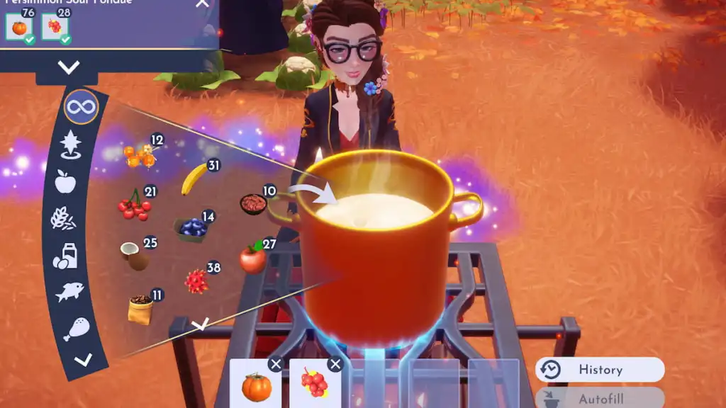 Disney Dreamlight Valley Persimmon Sour Fondue recipe