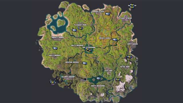 Fortnite Henchman Chest map