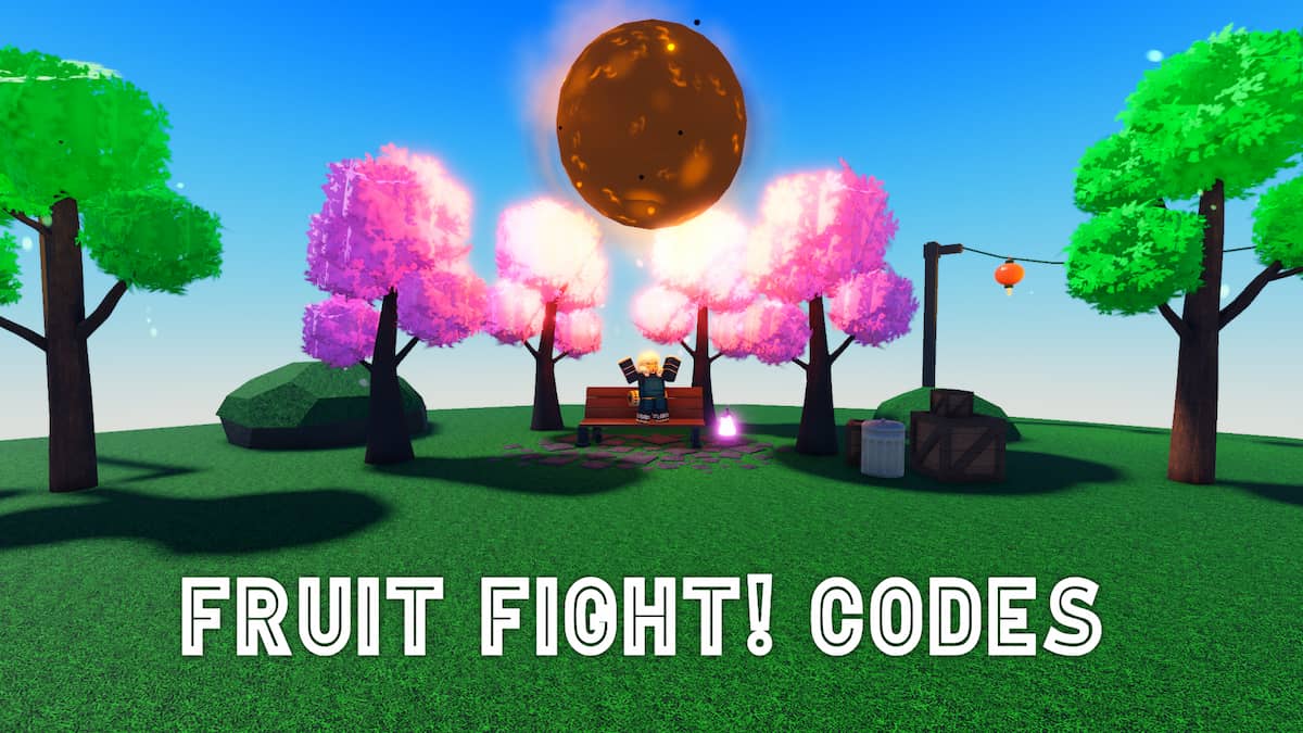 A player in Fruit Fight! using the Fire Fruits Crashing Fire move