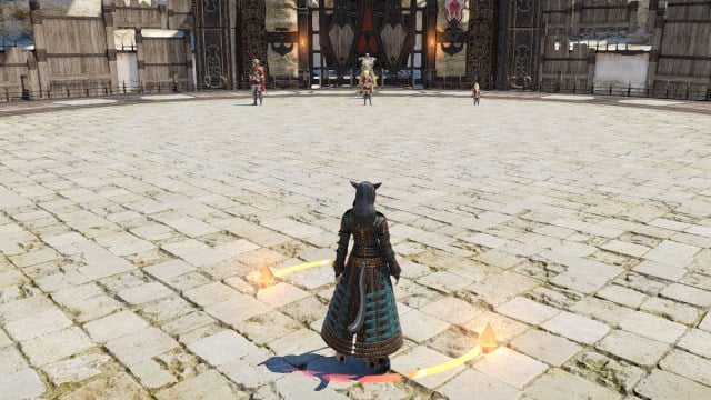 Training at the Hall of the Novice in Final Fantasy XIV