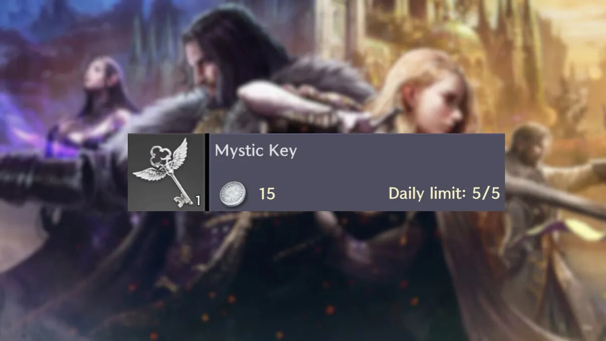 How to get and use Mystic Keys in Throne and Liberty