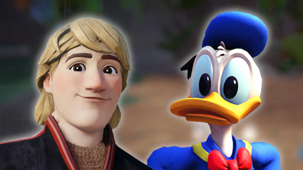 Kristoff and Donald in Disney Dreamlight Valley