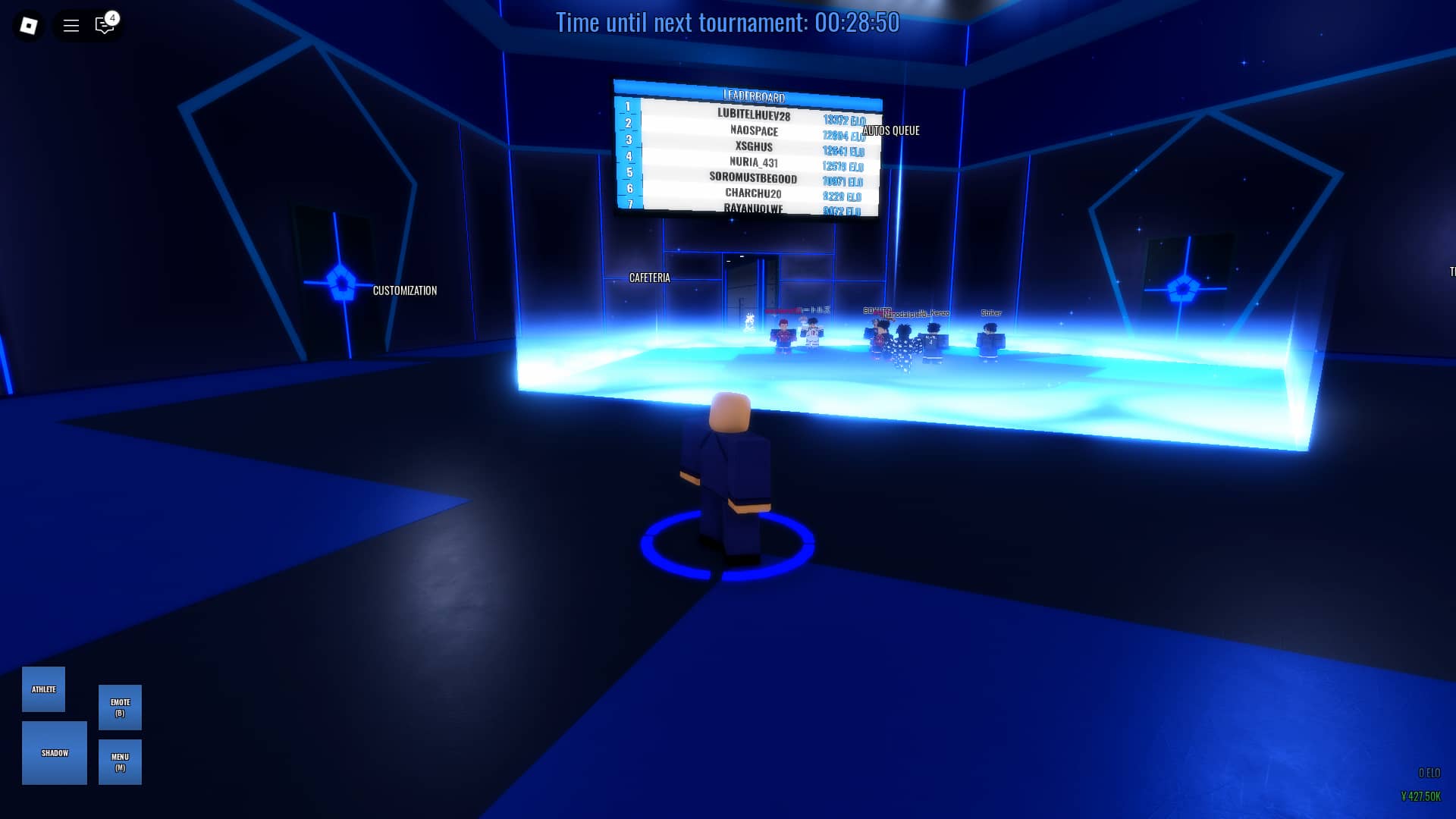 Lobby in the Locked Roblox experience