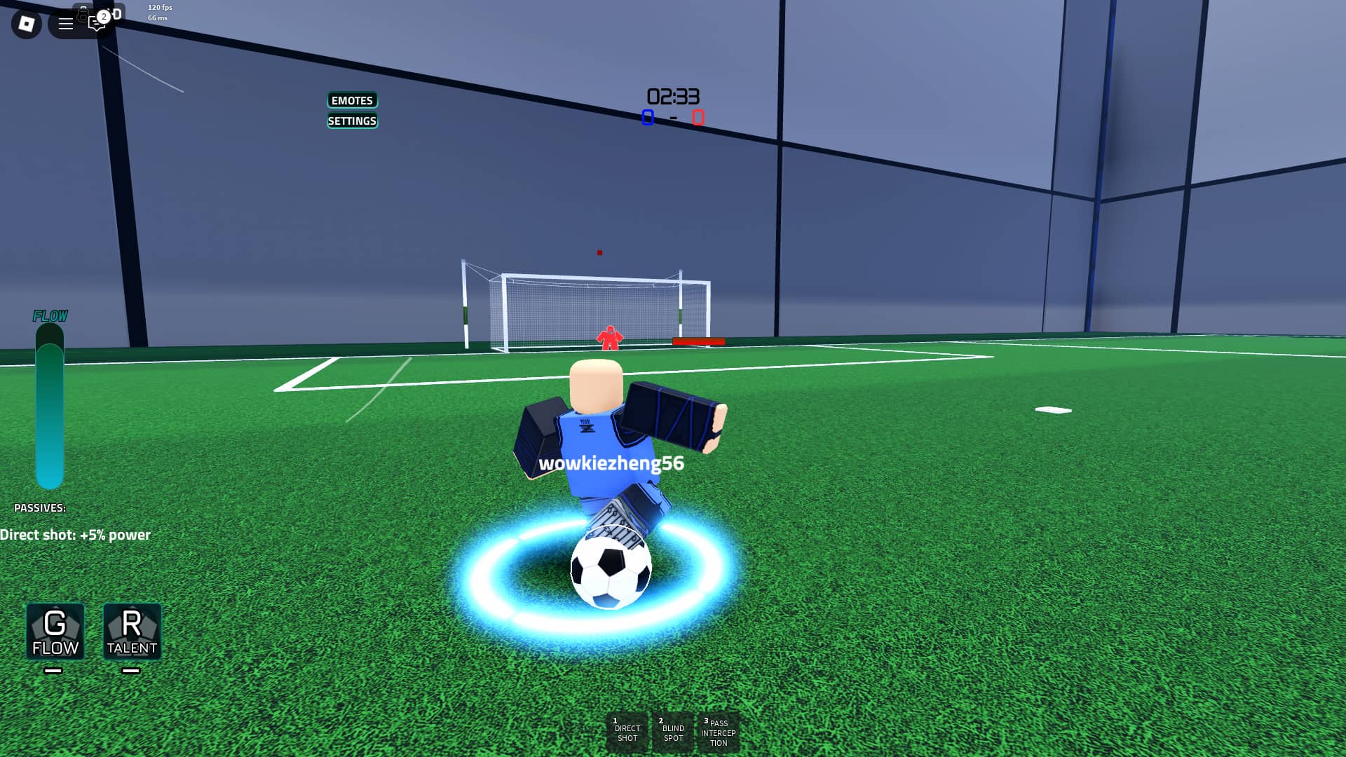 Player shooting in the Meta Lock Roblox experience