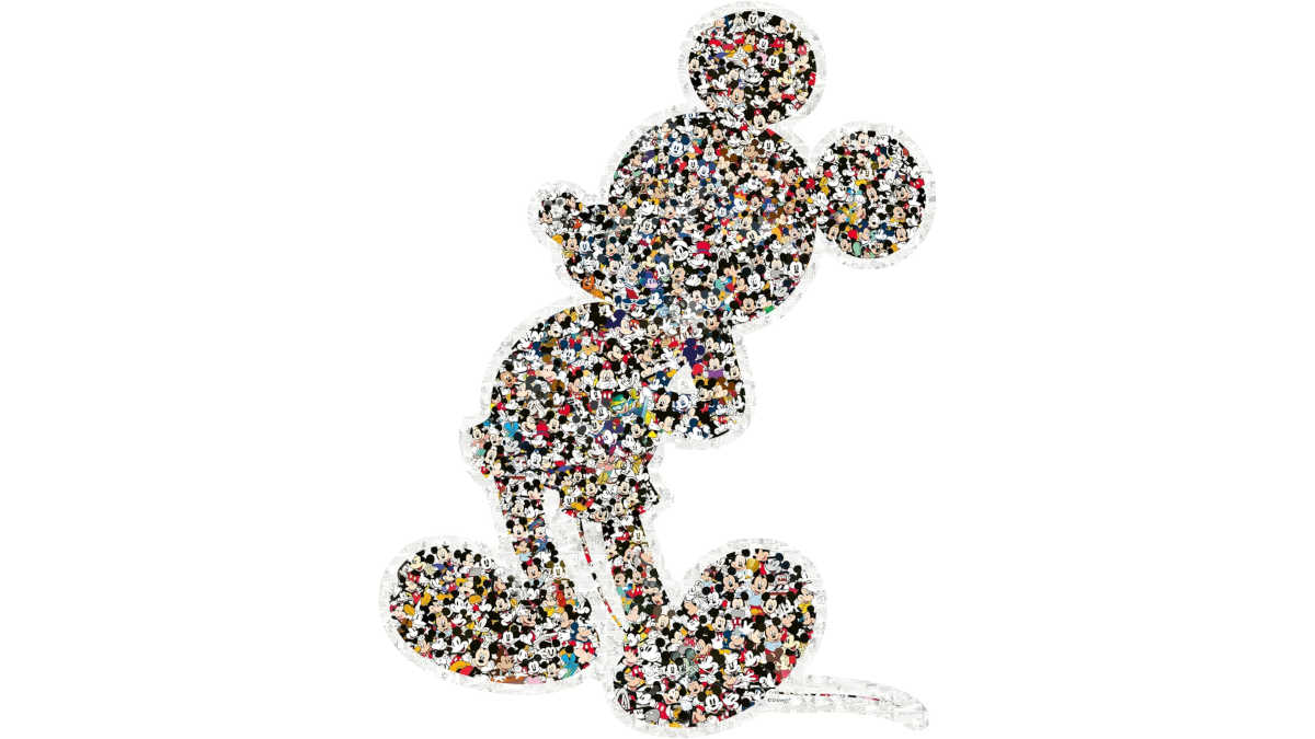 Mickey Mouse Silhouette puzzle