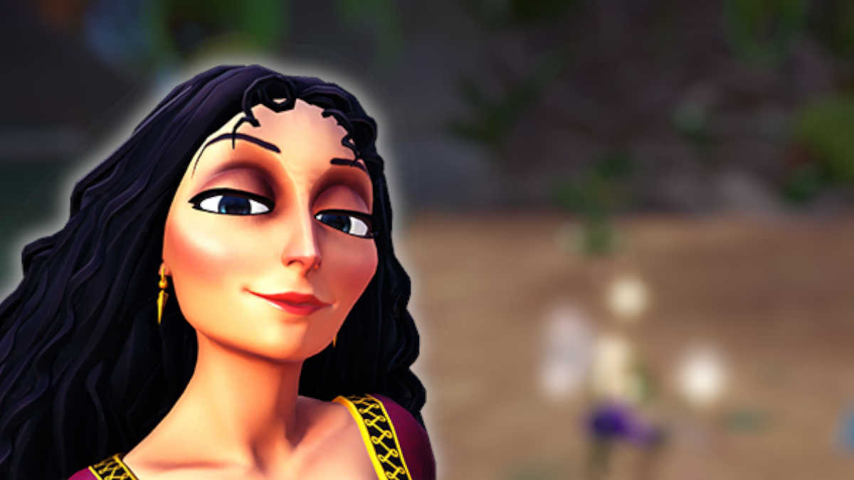 Mother Gothel in Disney Dreamlight Valley